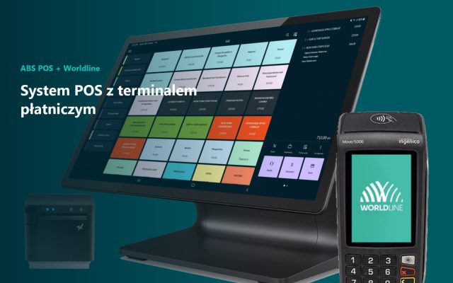 ABS POS + Worldline: system POS z terminalem płatniczym dla gastronomii